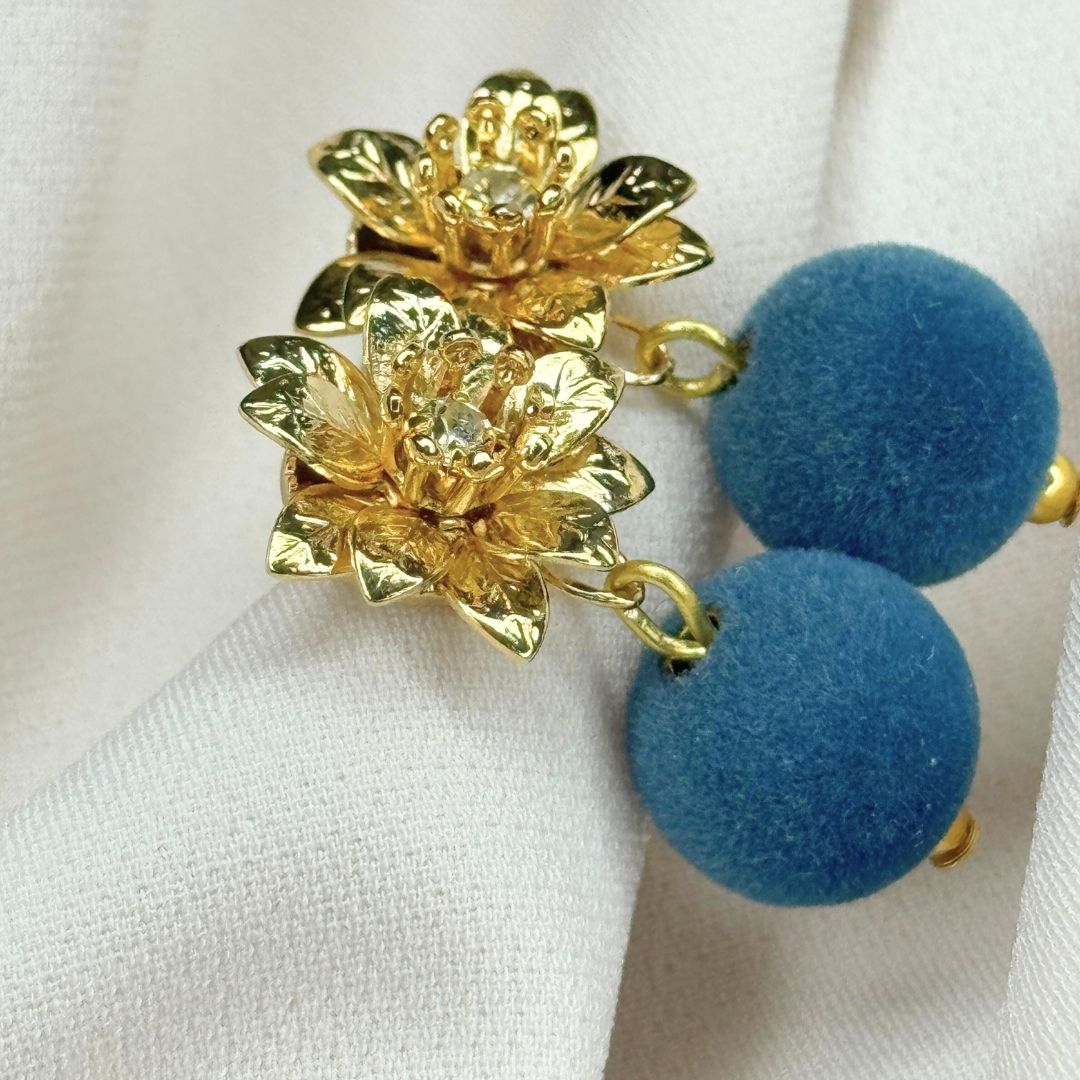 Orecchini Mini Adele "Perla di velluto" Carta Da zucchero