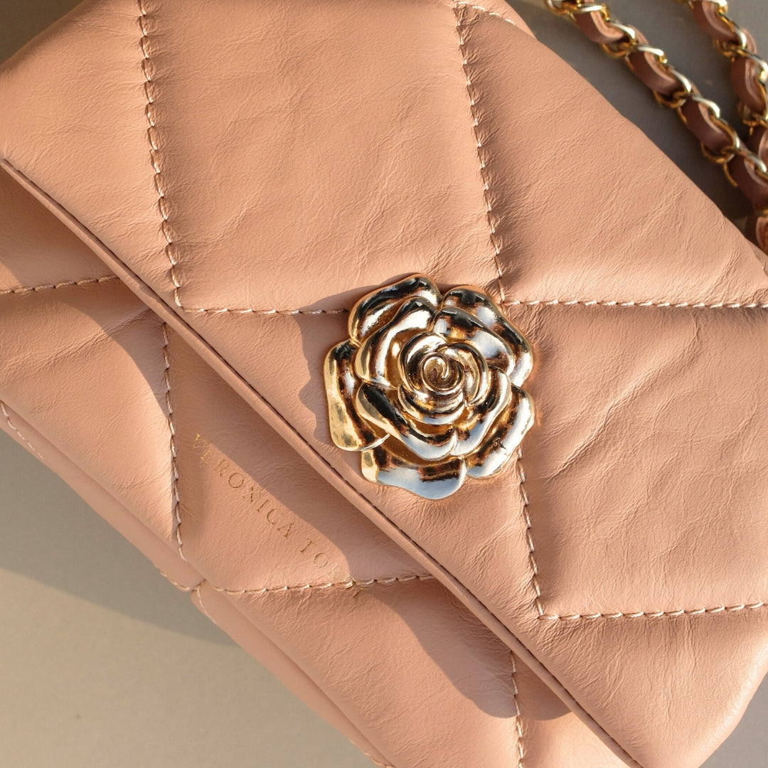 Borsa Gabriella in pelle rosa