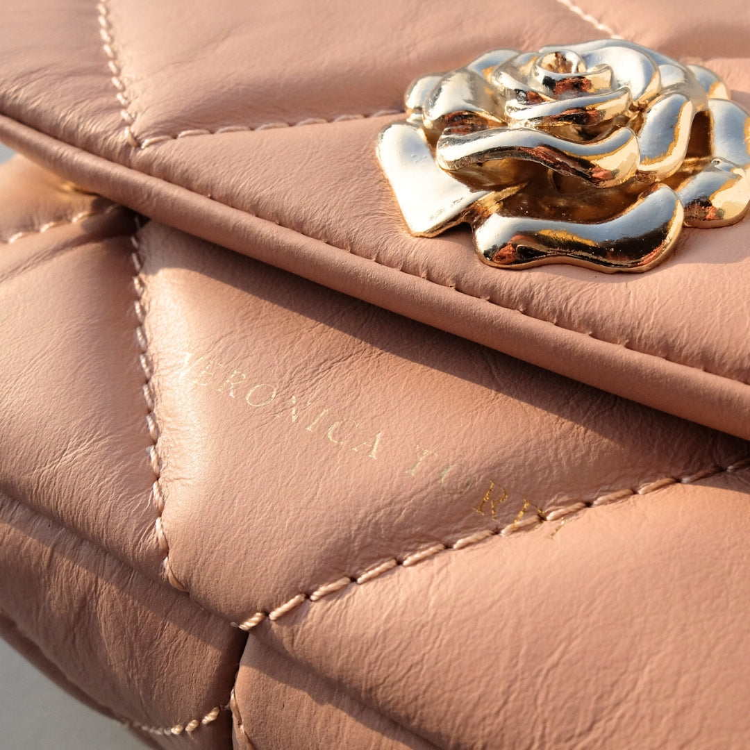 Borsa Gabriella in pelle rosa