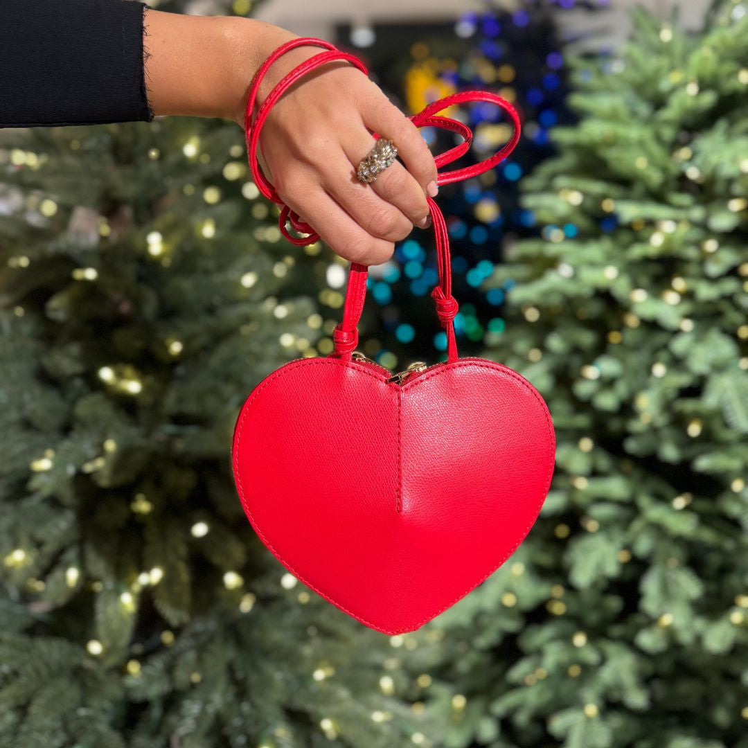 Borsa Cuore Matto in vera pelle