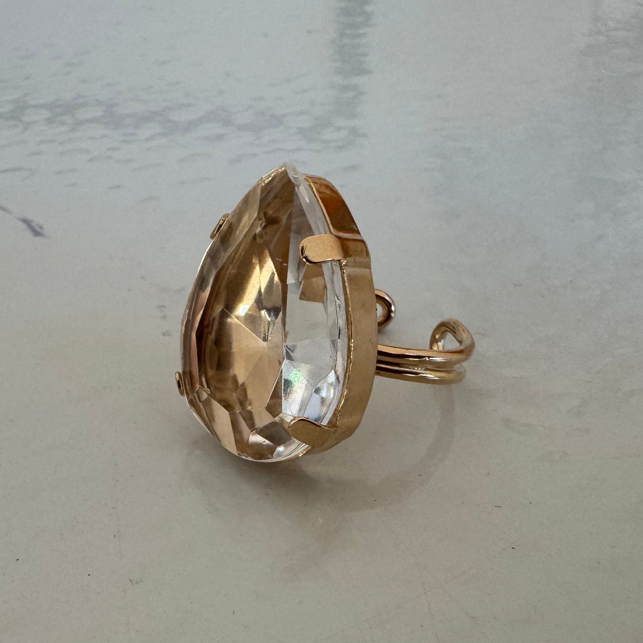 Anello Goccia Acqua