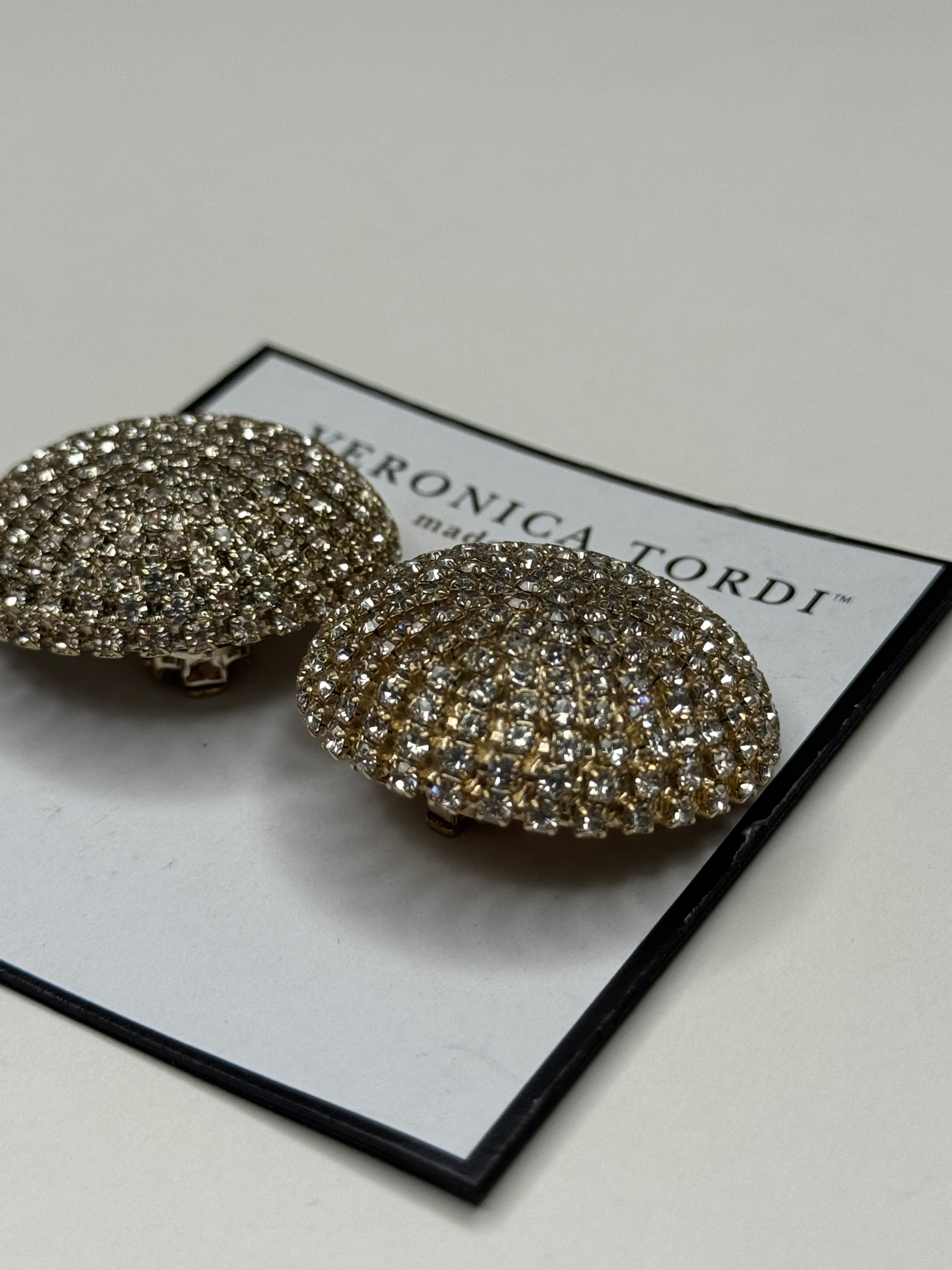 Orecchini Aurelia con cristalli - Maxi