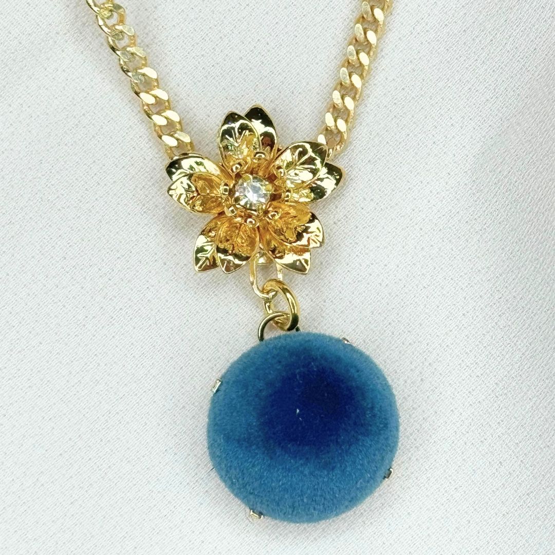 Ciondolo Mini Adele "Perla" Carta Da zucchero velluto