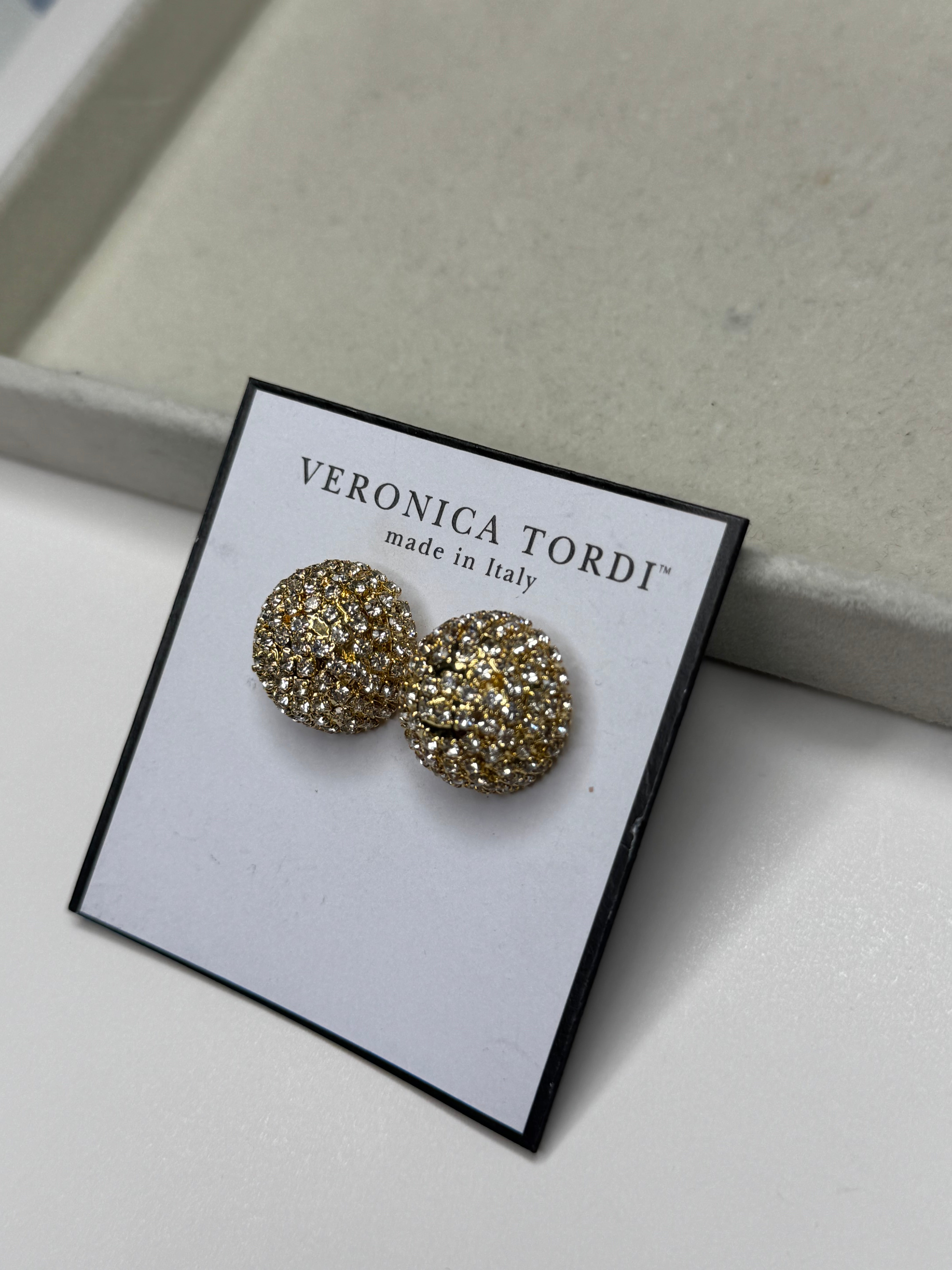 Orecchini Aurelia con cristalli - Mini