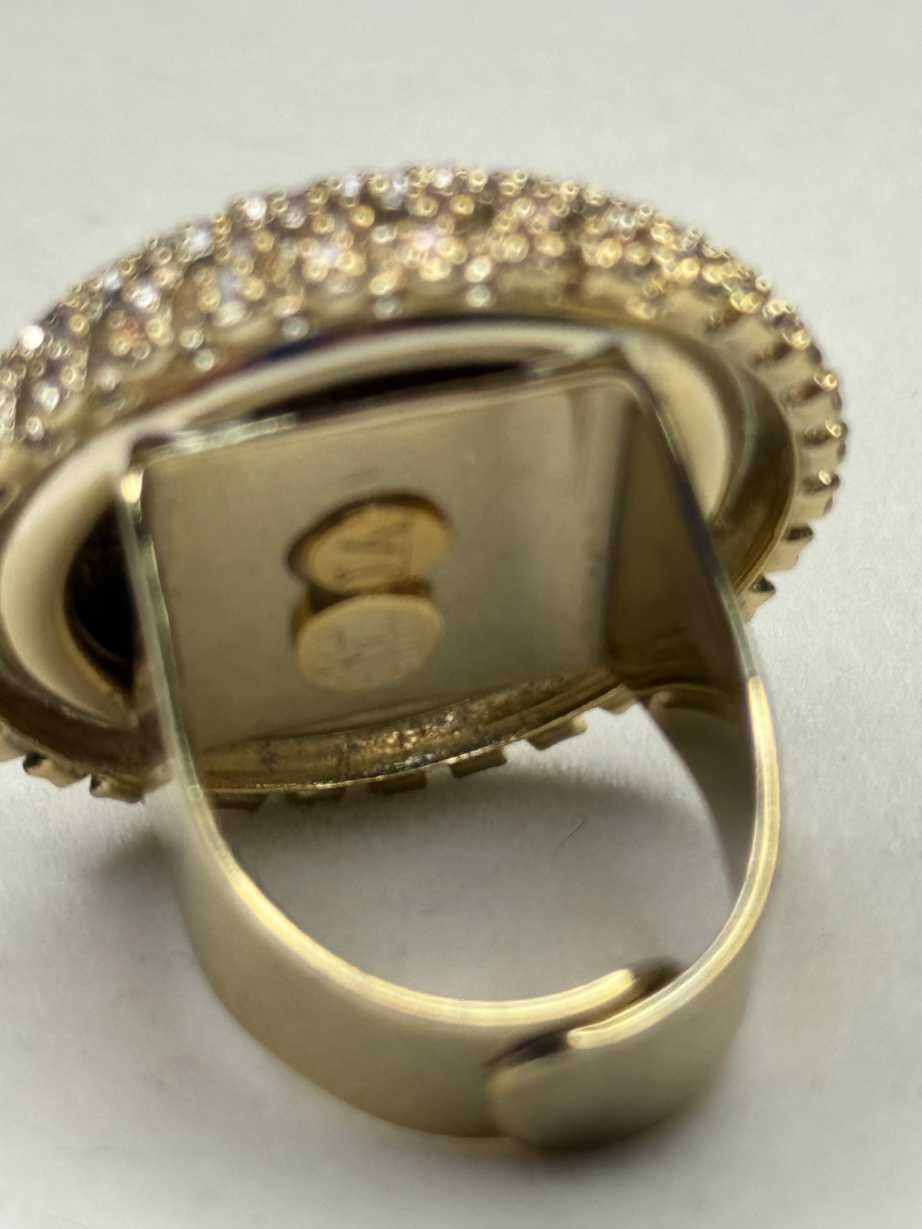 Anello Aurelia con cristalli - Maxi