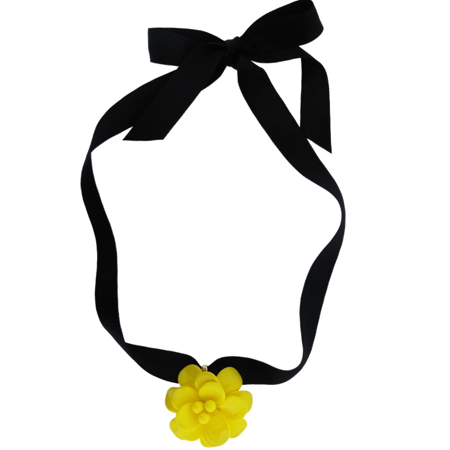 Ciondolo Ibisco Giallo