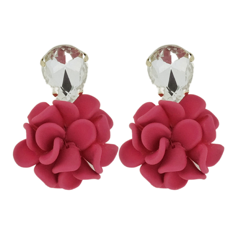 Ortensia Fucsia con Goccia Cristallo