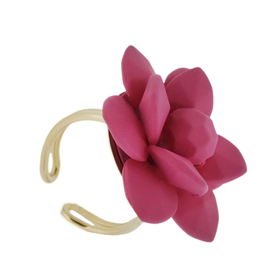 Anello Giglio Fucsia