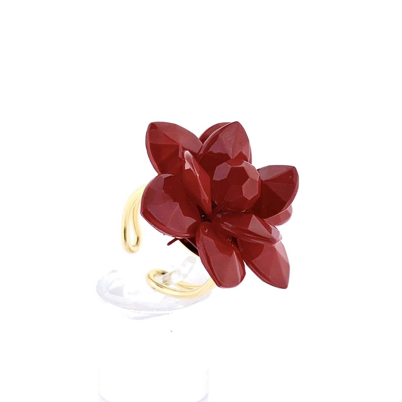 Anello Giglio Rosso