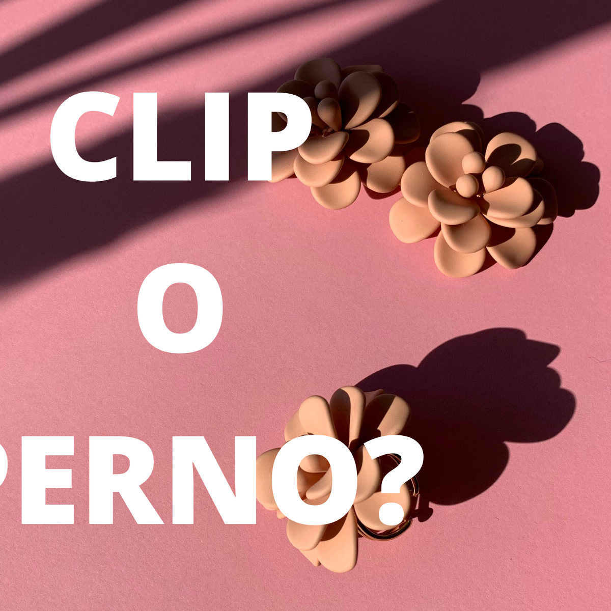 Orecchini A Clip Placcato Oro Con Cristalli – Bello London – Per Orecchie Non Forate