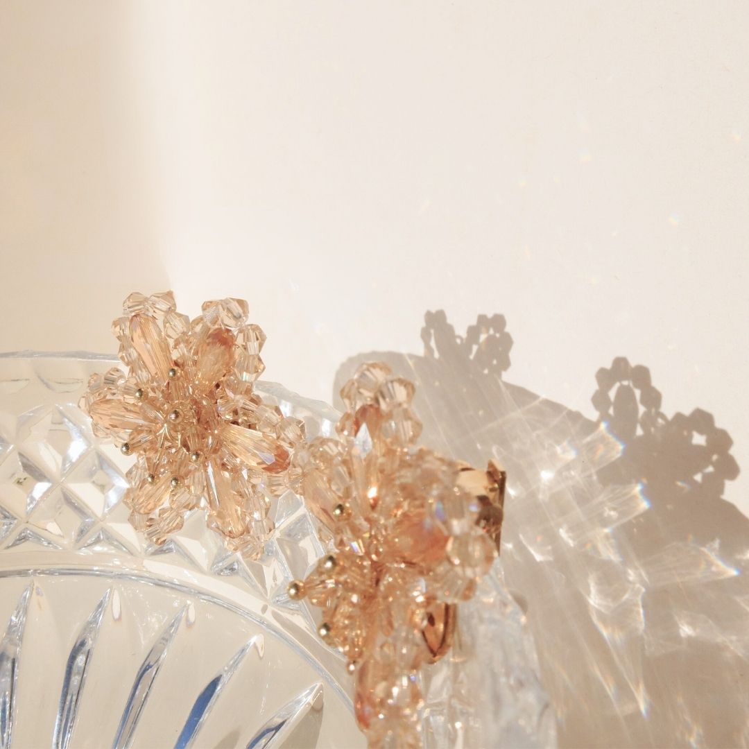 Orecchini Sienna - champagne