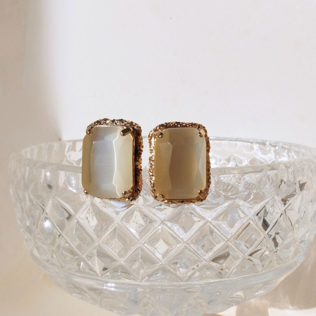 Orecchini Ottavia - Agata Crema