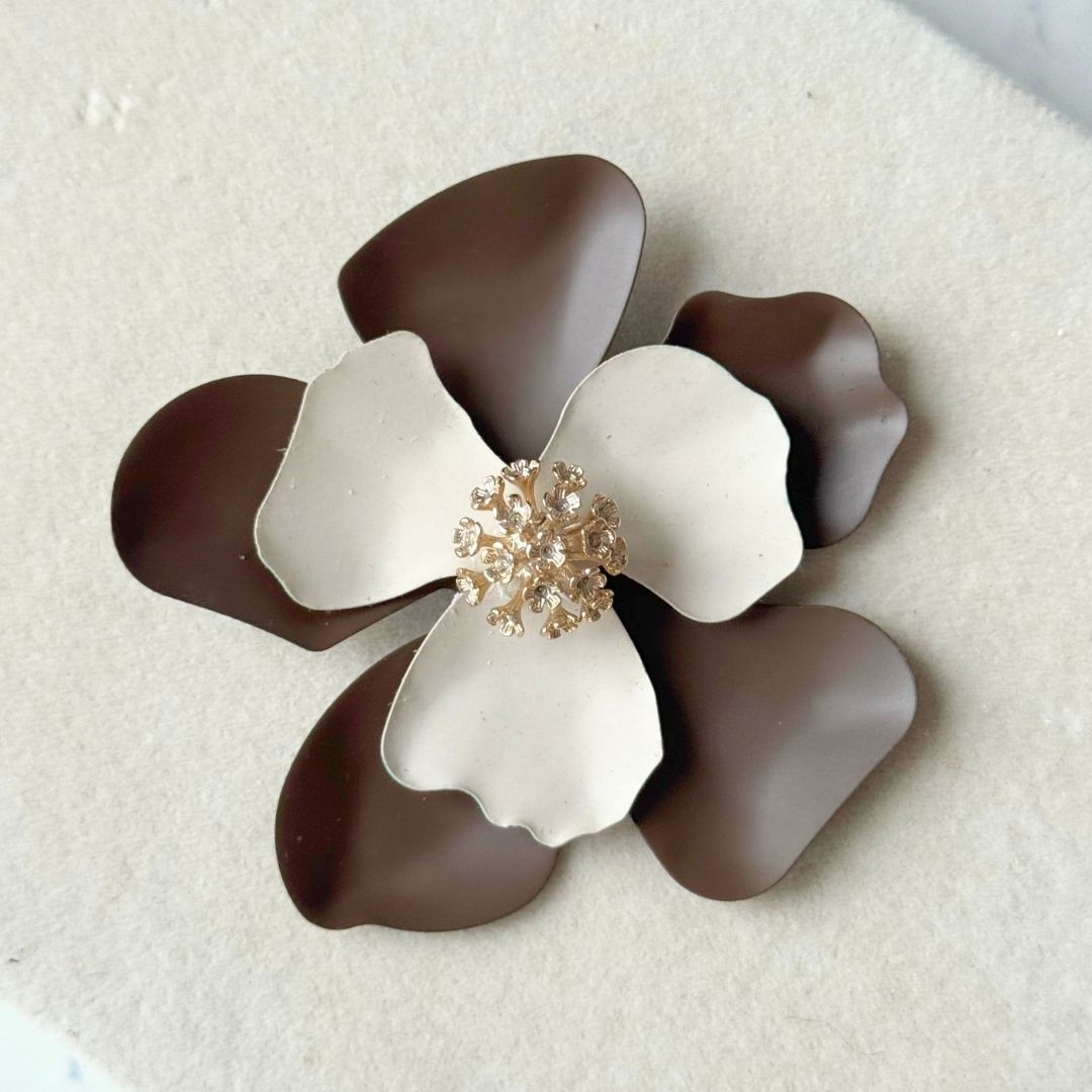 Ciondolo Gelsomino - Panna e Cioccolato