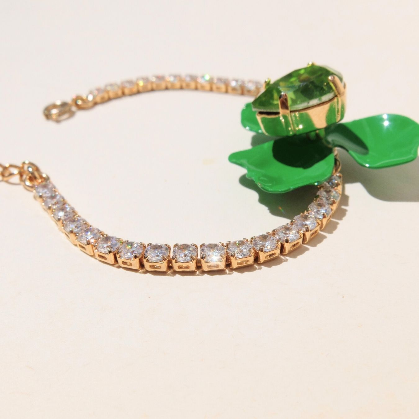 Bracciale Malva Mini - Verde Giada