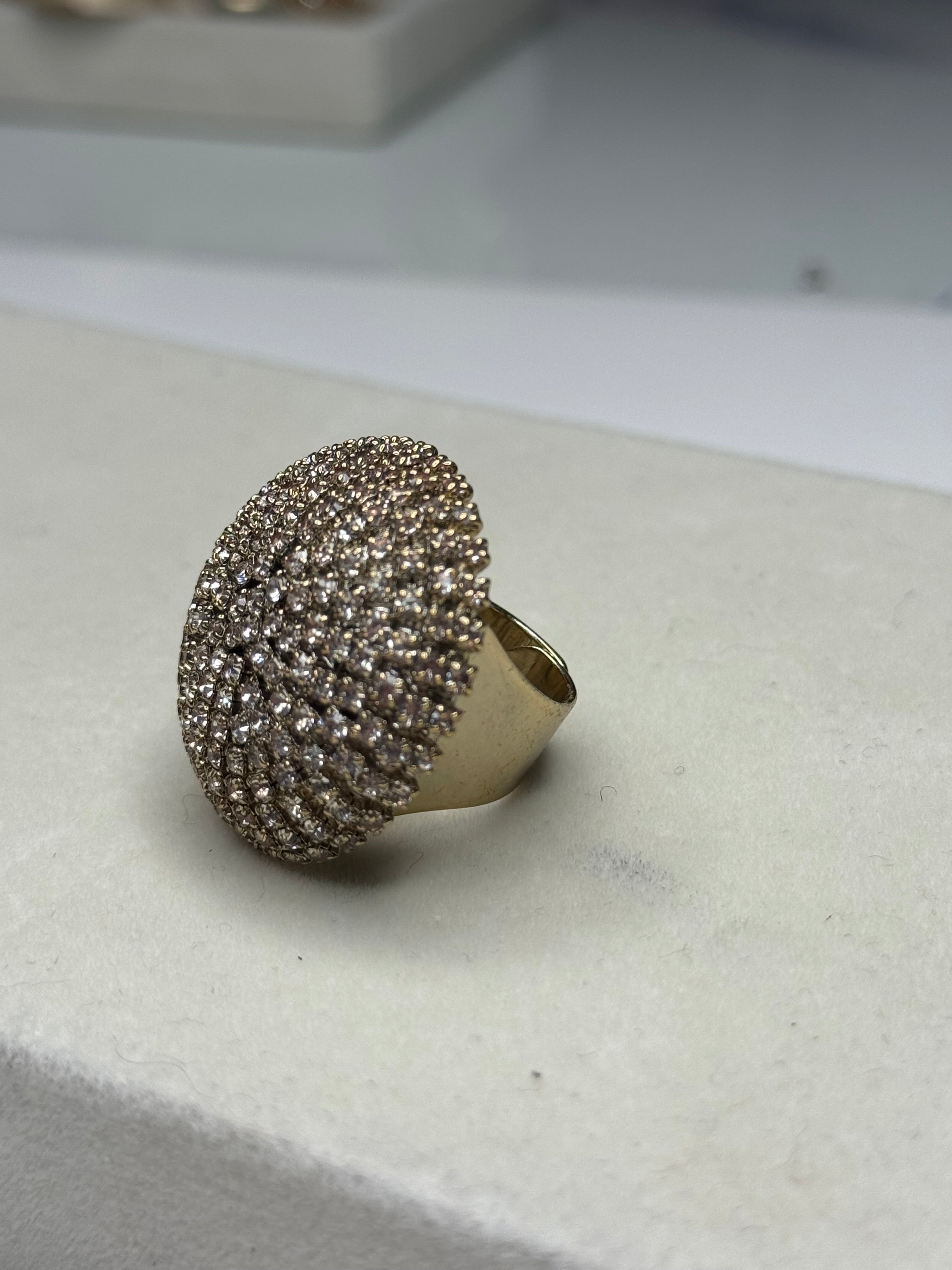 Anello Aurelia con cristalli - Maxi