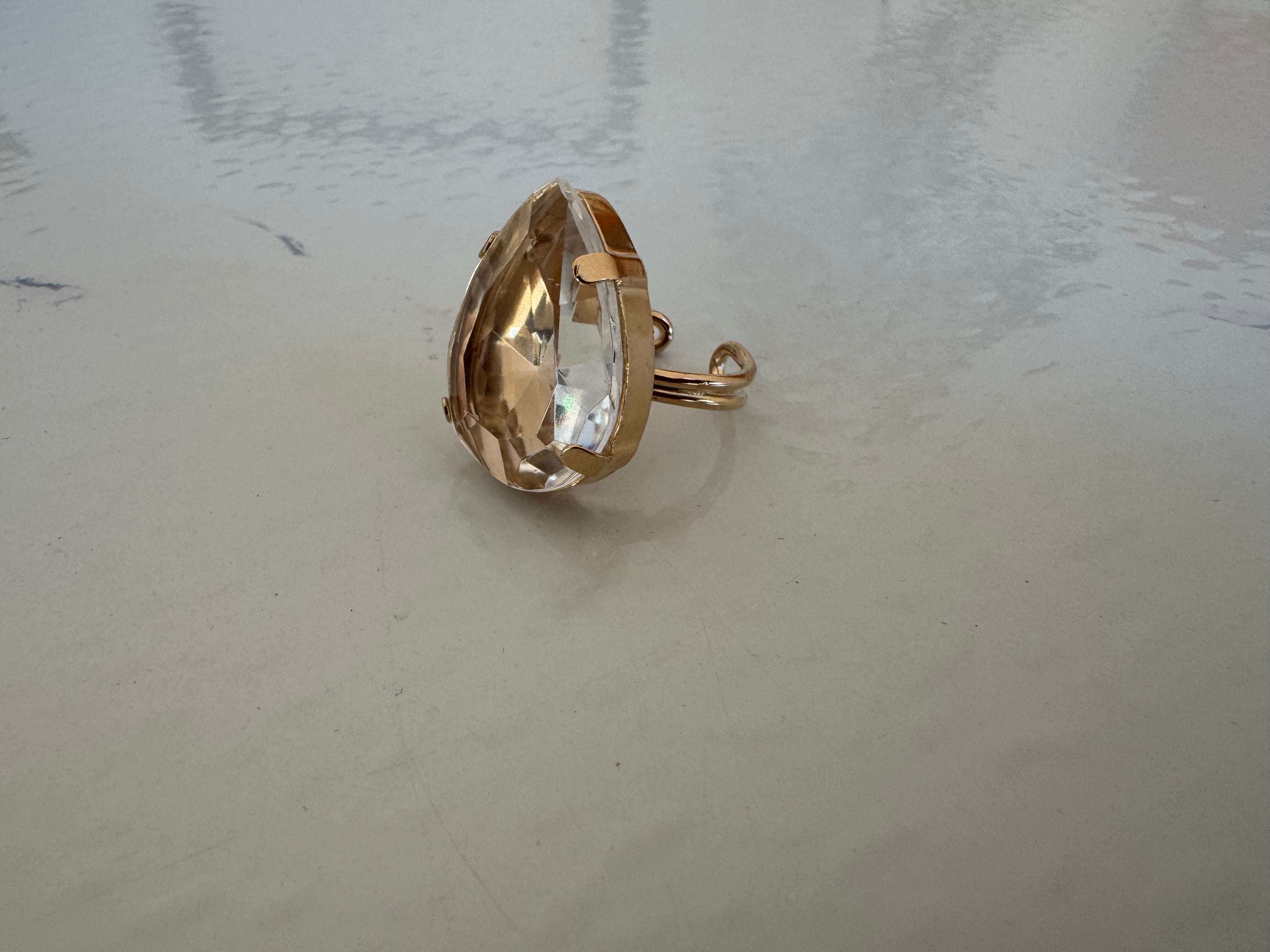 Anello Goccia Acqua