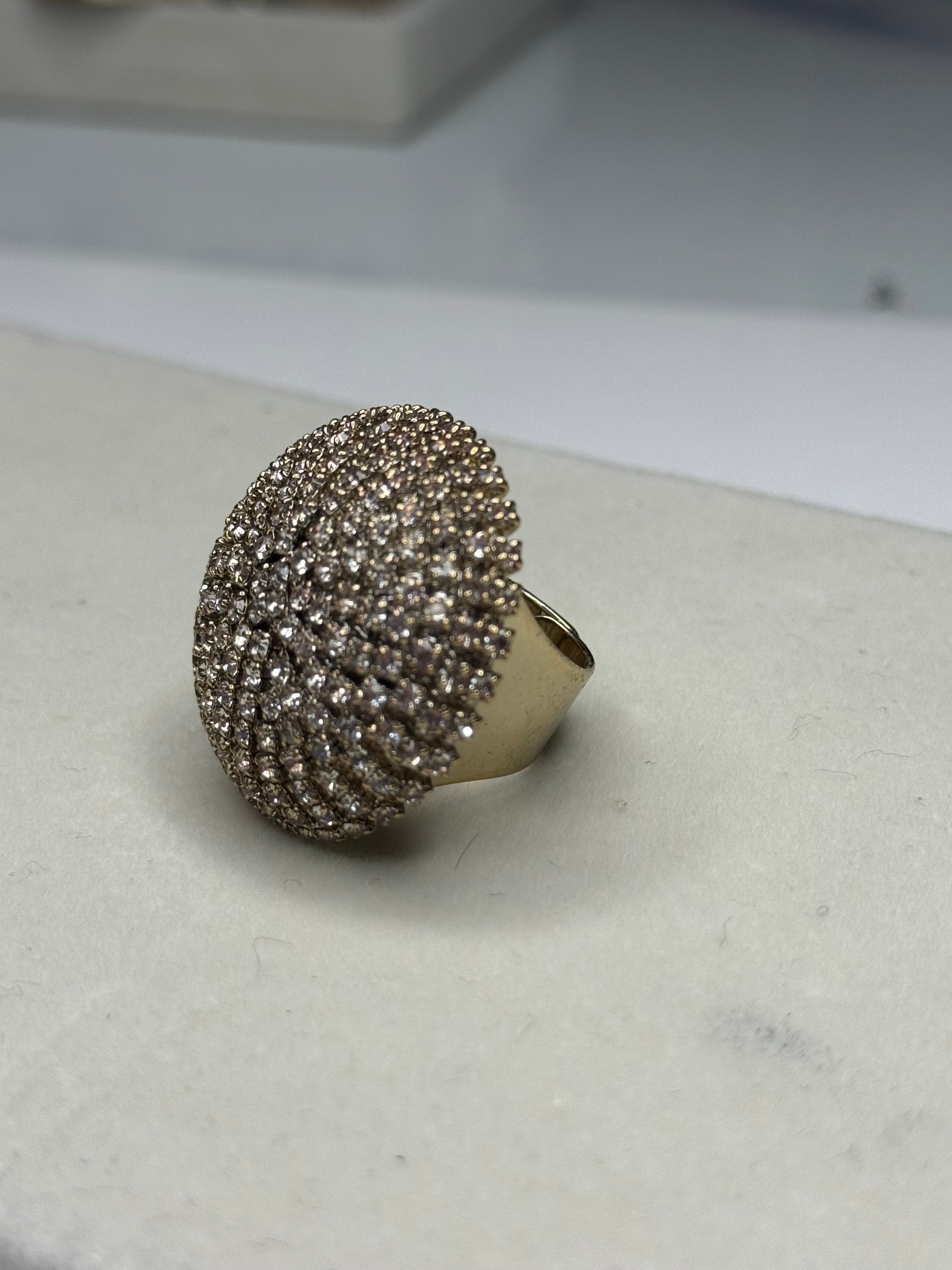 Anello Aurelia con cristalli - Maxi