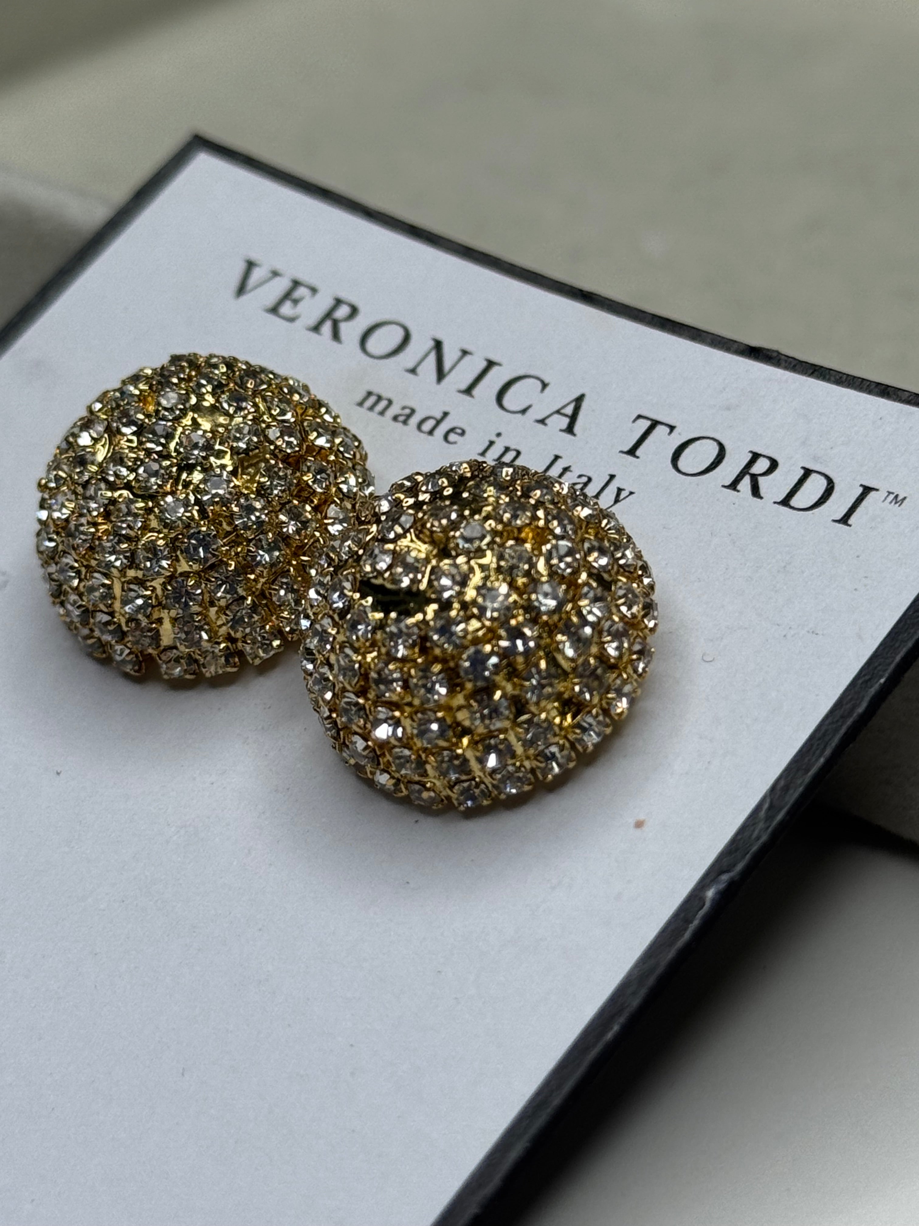 Orecchini Aurelia con cristalli - Mini