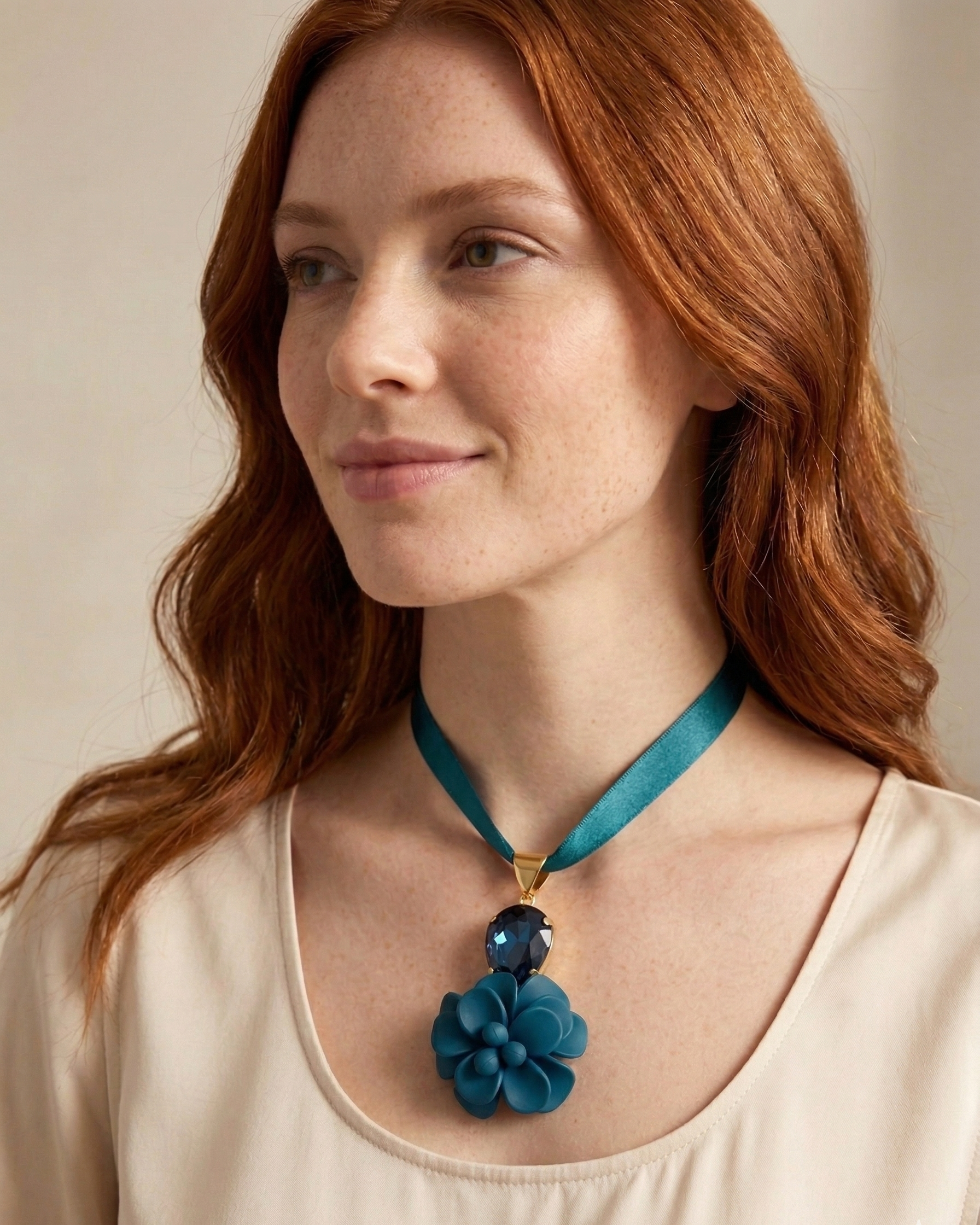 Hibiscus Wisteria Pendant