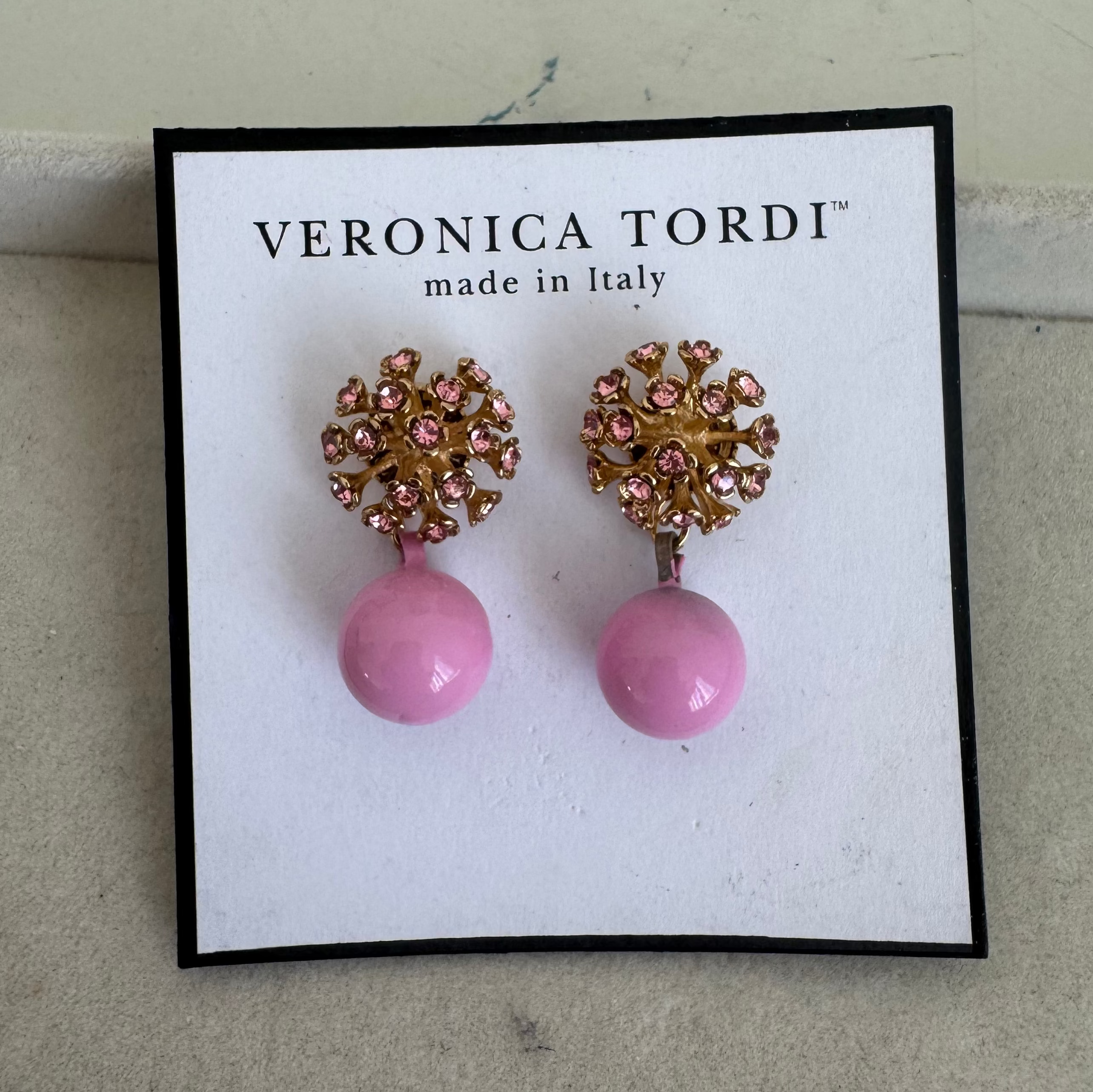 Orecchini Non Ti Scordar di me Oro con perla orchidea