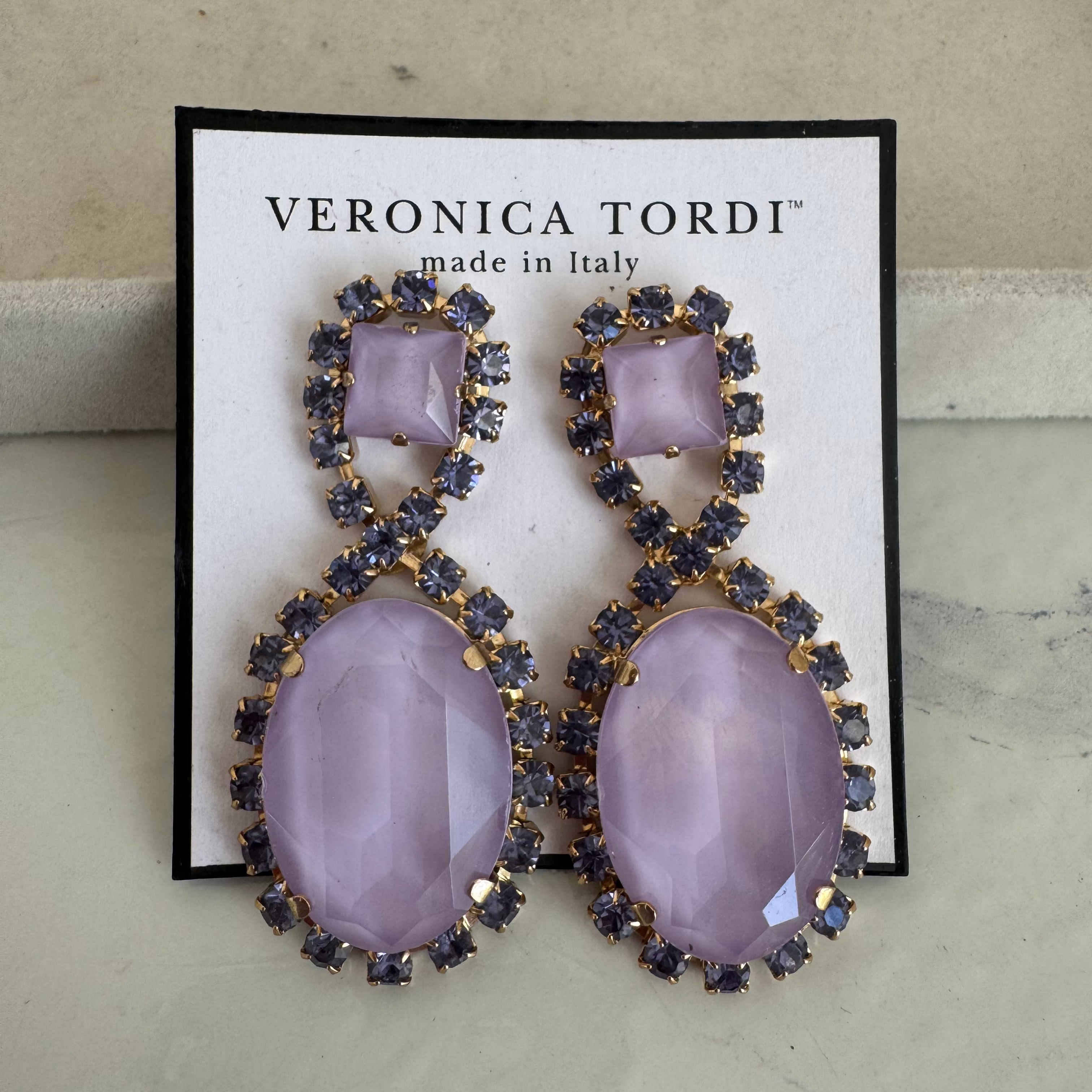 Gemme "Maria" Earrings - Blue Topaz