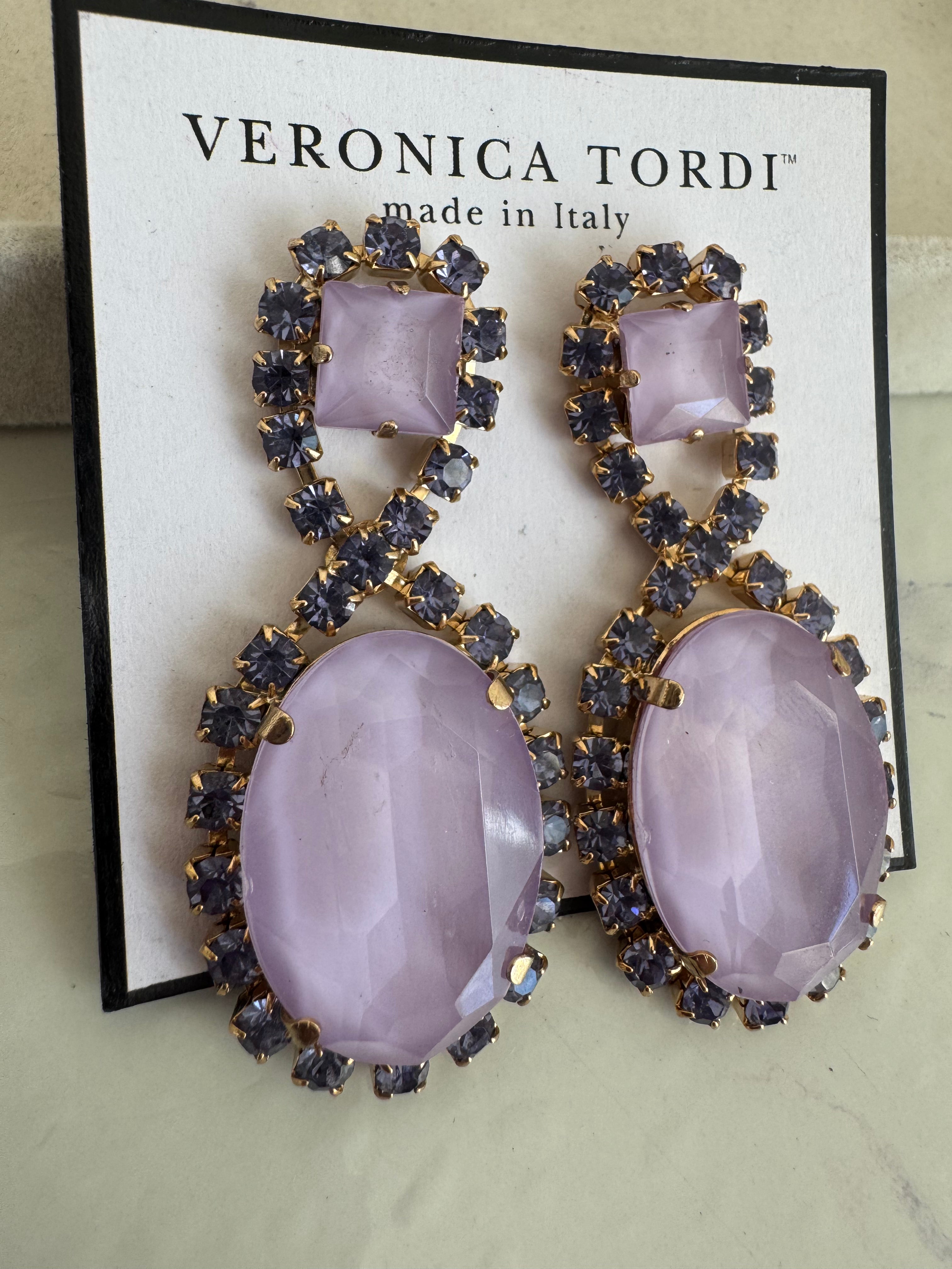 Gemme "Maria" Earrings - Blue Topaz