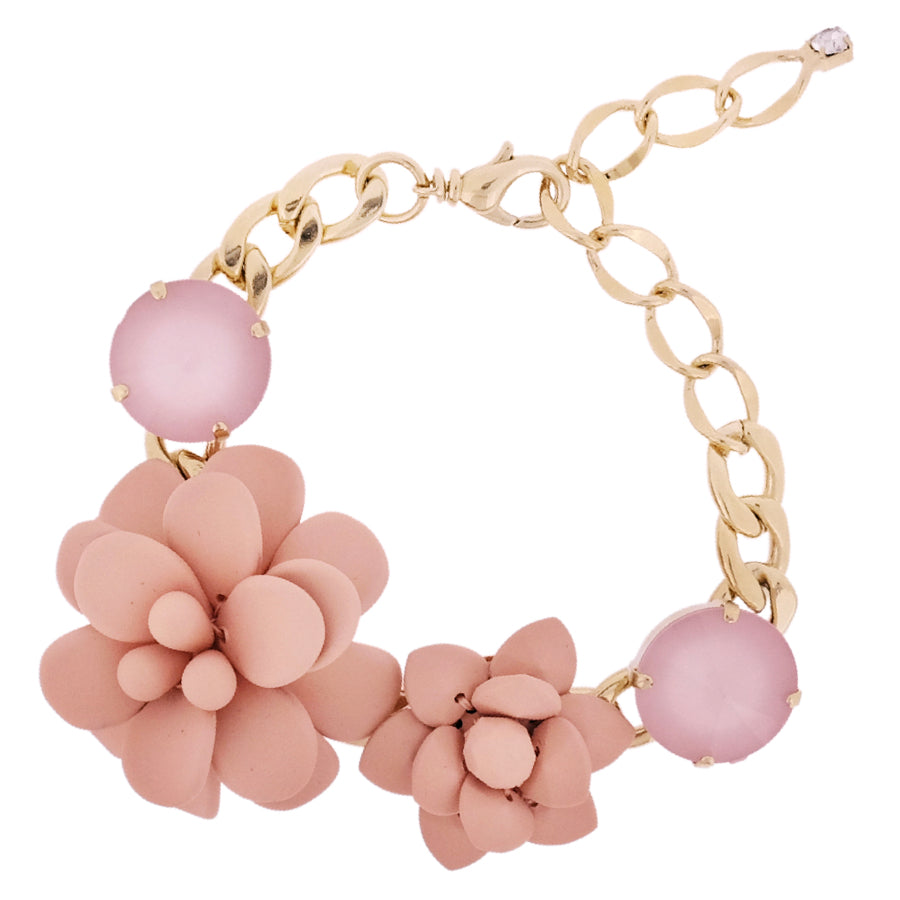 Bracciale Ibisco e Giglio Rosa.