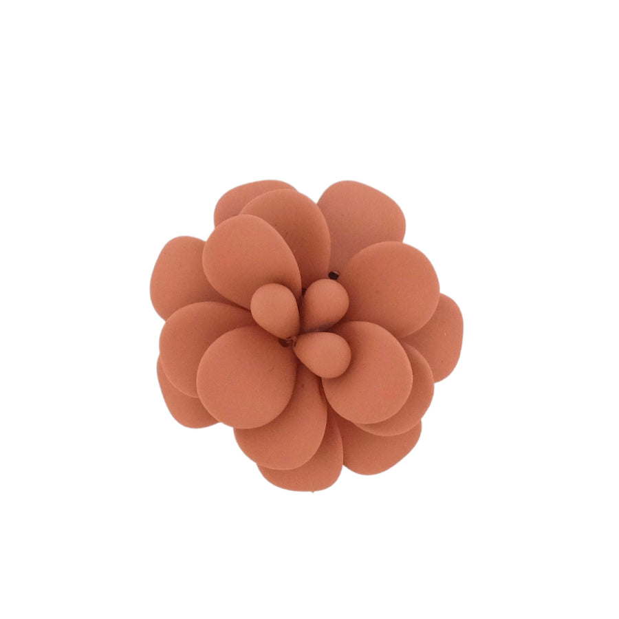 Terracotta Hibiscus Pendant 