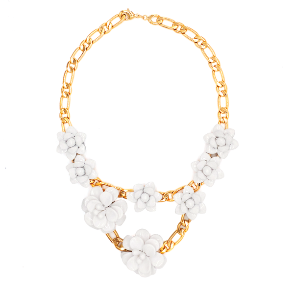 Collana Ibisco Bianca