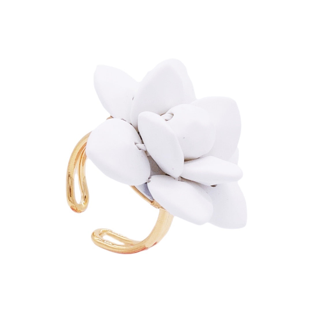 White Lily Ring